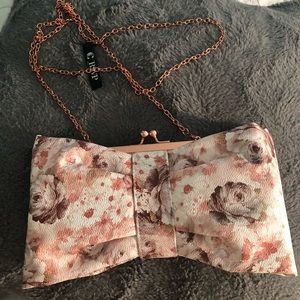 Floral crossbody bag/clutch